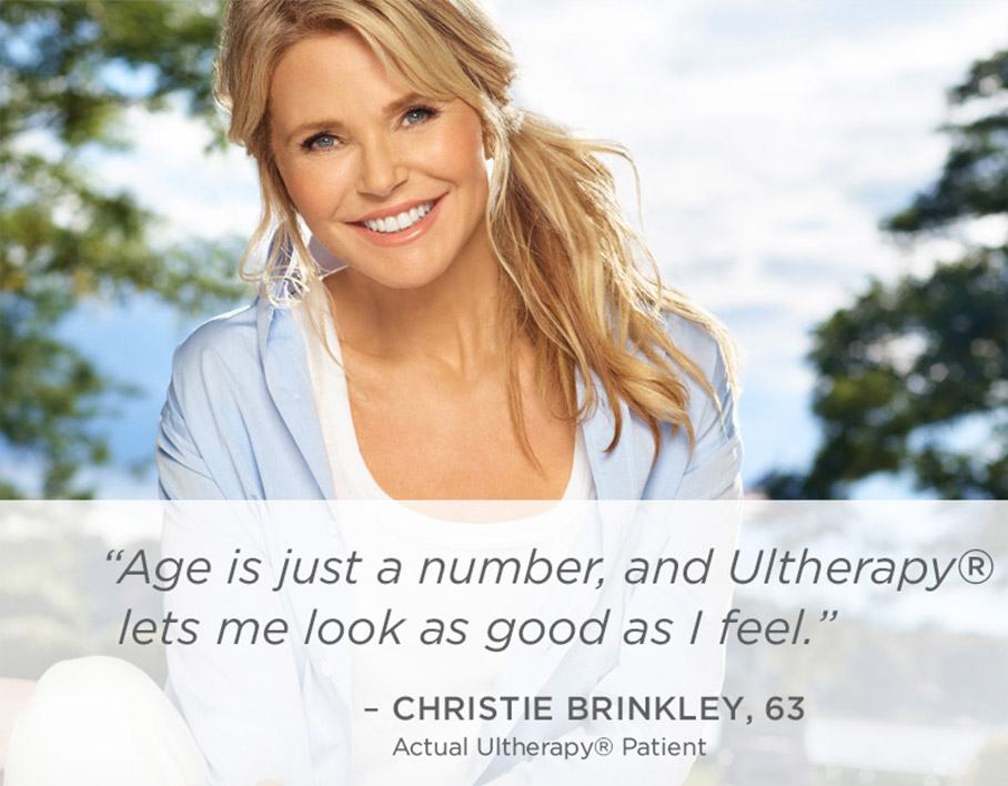 Christie Brinkly on Ultheray