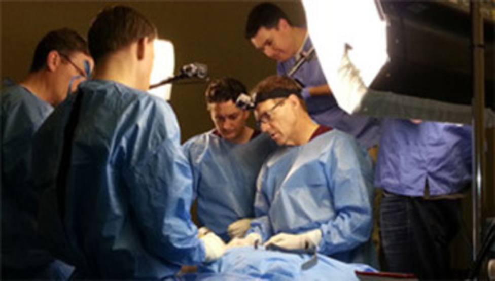 Dr. Mark in surgery