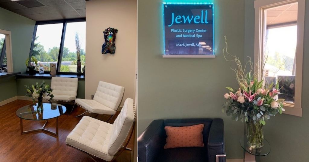 Jewell Plastic Surgery Center and Medical Spa waiting room